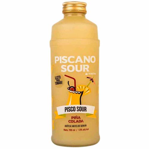 Pisco Sour PISCANO Piña Colada Botella 700ml