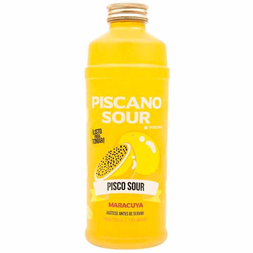 Pisco Sour PISCANO Maracuyá Botella 700ml