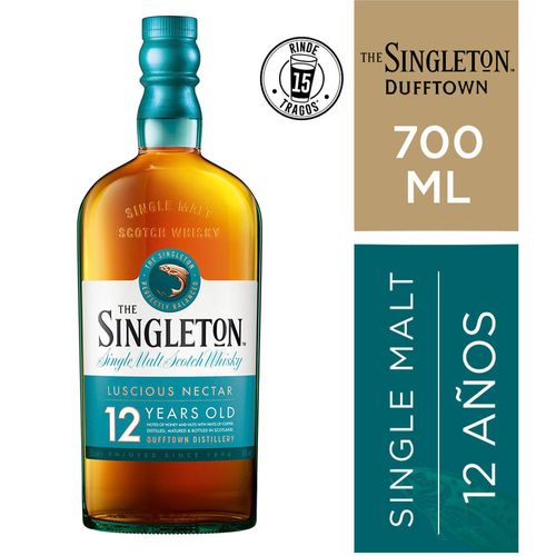 Whisky SINGLETON Single Malt Scotch Whisky 12 Años Botella 700ml