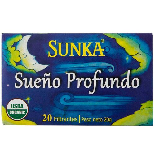 Infusiones SUNKA Té Sueños Profundos Caja 20un