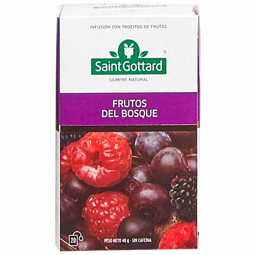 Infusiones SAINT GOTTARD Frutos del bosque Caja 20Un