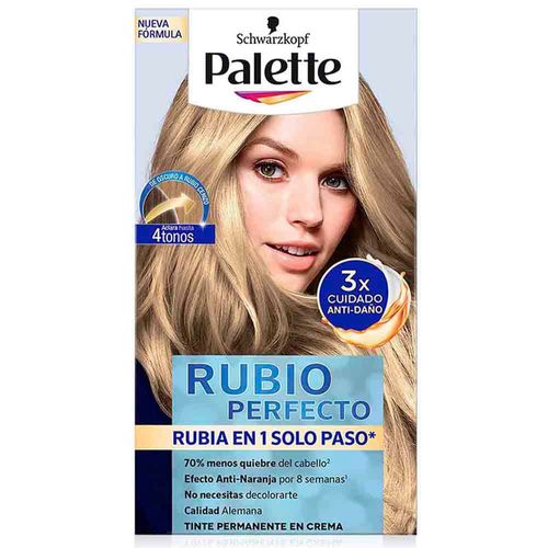 Tinte para Cabello PALETTE Rubio Perfecto Cenizo Caja 1un