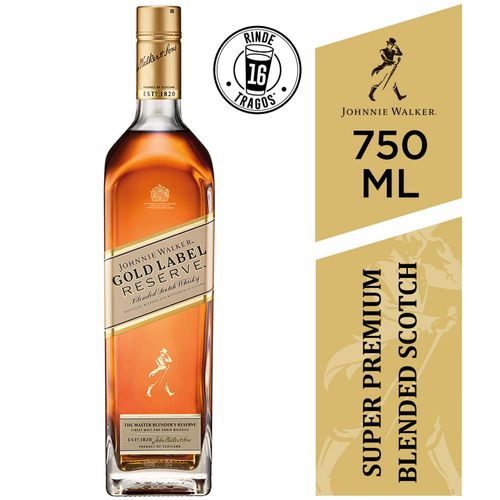 Whisky JOHNNIE WALKER Gold Label Reserve Botella 750ml