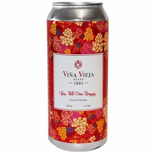 Vino Tinto VIÑA VIEJA Borgoña Lata 473ml