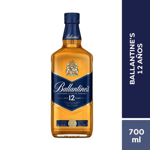 Whisky BALLANTINES Finest 12 Años Botella 700ml