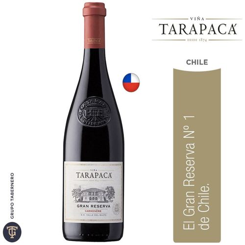Vino TARAPACA Carmenere Gran Reserva Botella 750ml