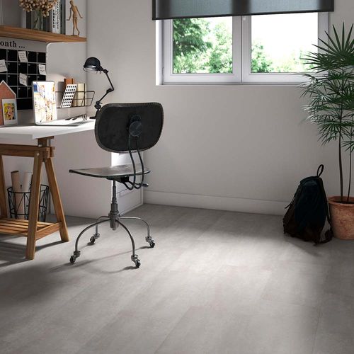 Baldosa PVC Clic Cementicio Silver 30x60cm 1.12m2