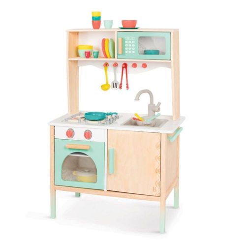 Juguete Didáctico  Cocina De Madera B. Wooden Con Accesorio