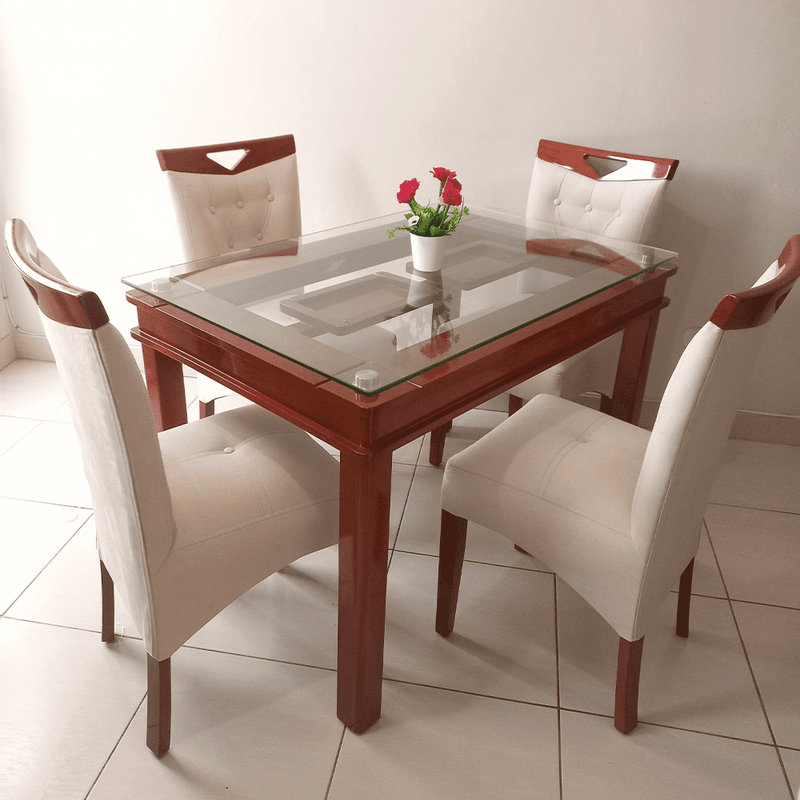 Juego de comedor 4 sillas