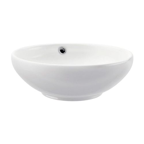 Ovalin Circular Vainsa Bali para Sobreponer 37cm Blanco
