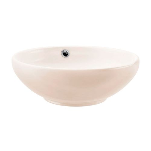 Ovalin Circular Vainsa Bali para Sobreponer 37cm Beige