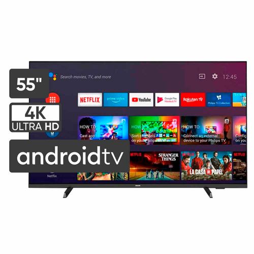 Televisor PHILIPS LED 55'' UHD 4K Smart Tv 55PUD7406