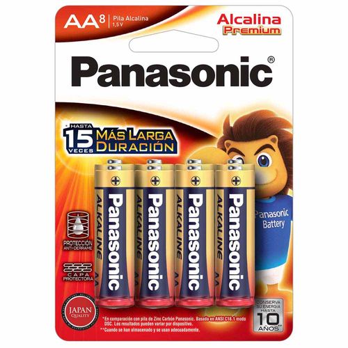 Pilas Alcalina PANASONIC AA Blíster 4un