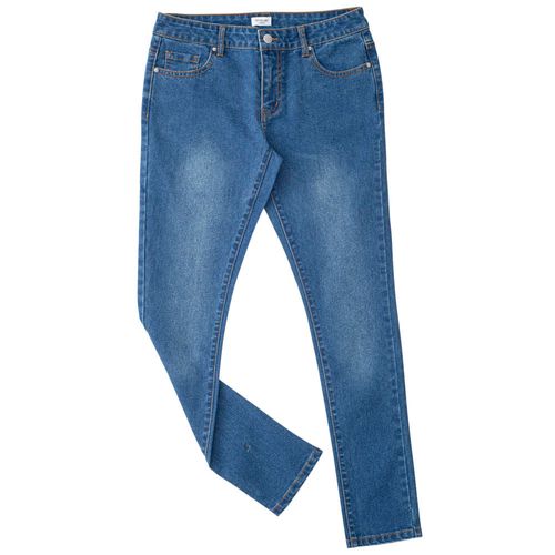Jean 1 botón SINGULAR Mujer Denim Azul
