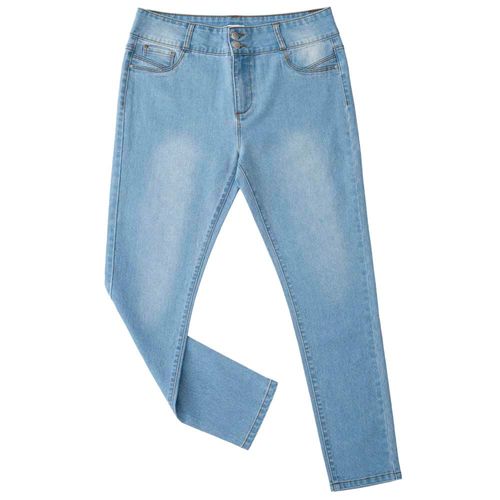 Jean 2 botones SINGULAR Mujer Denim Celeste