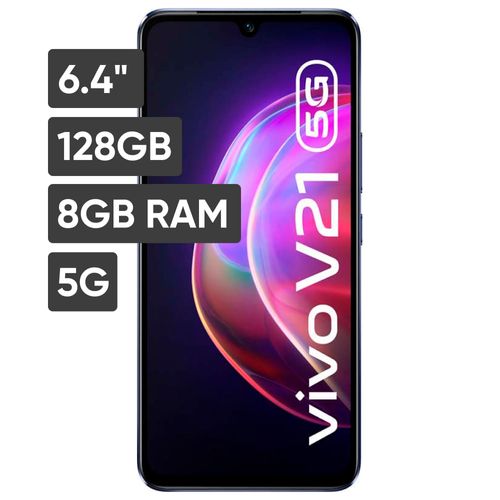 Smartphone VIVO V21 6.4'' 8GB 128GB Triple 64MP+8MP+2MP Azul Ocaso