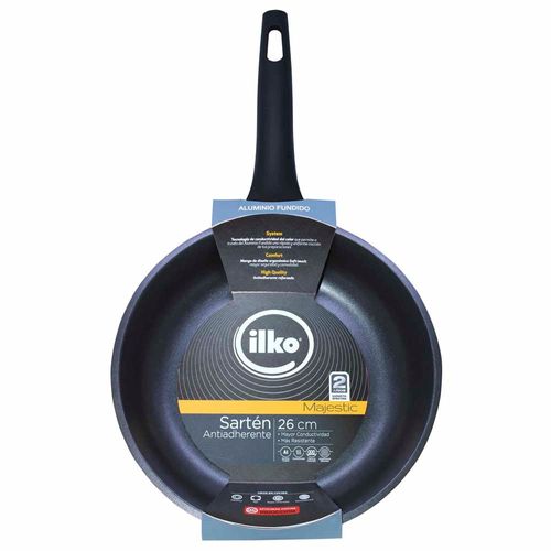 Sartén ILKO 26cm Majestic Negro