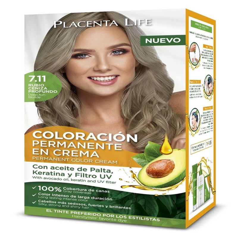 Placenta-Life-Coloracion-711-Rubio-Ceniza-Profundo-Kit