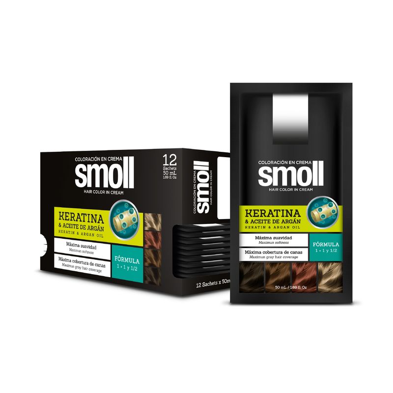 Smoll-Coloracion-81NC-Rubio-Claro-Cenizo-Sachet-50ml-Caja-12und