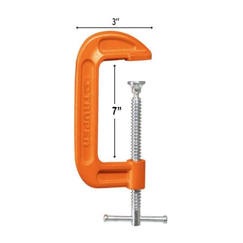 Prensa Nodular Para Carpintero Tipo C 7" Truper 17664