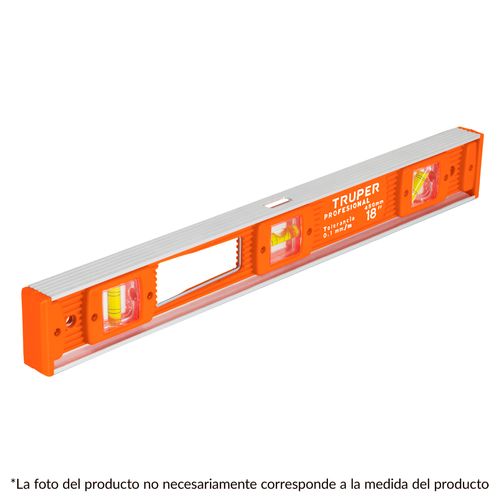 Nivel De Aluminio Profesional 18" Truper NP-18 17034