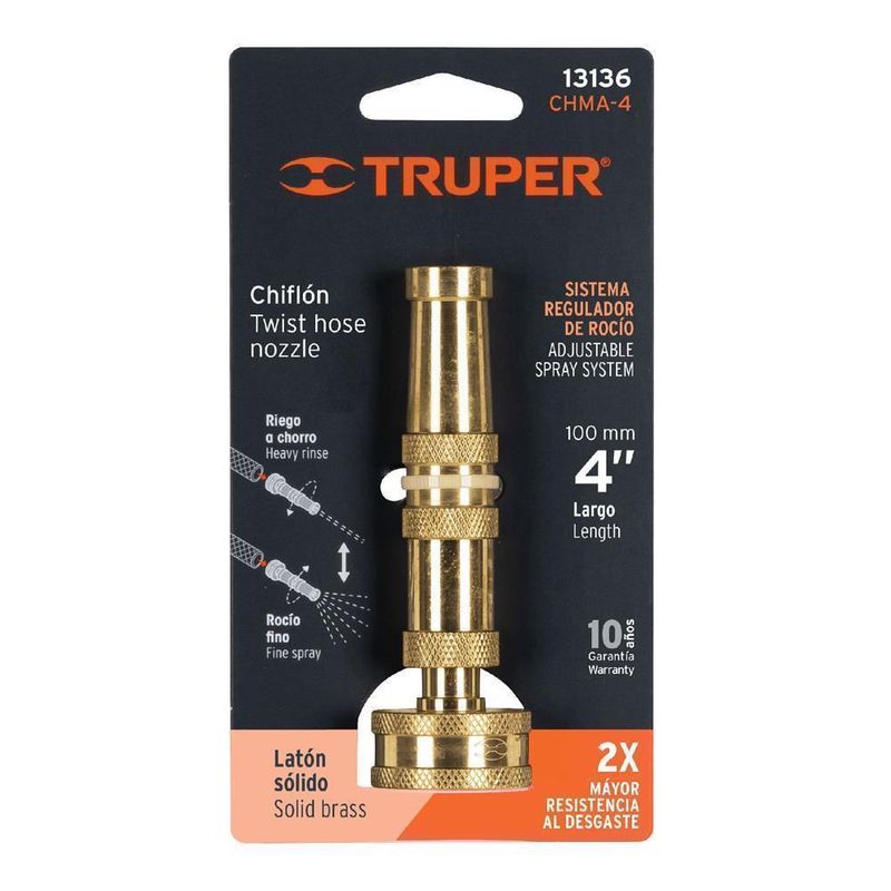 Piton-De-Riego-de-Laton-Maquina-para-Manguera-Truper-13136-