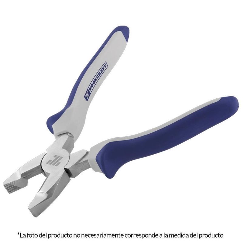 Alicate-Universal-de-Electricista-Mango-Bimaterial--8--Toolcraft-TC4245