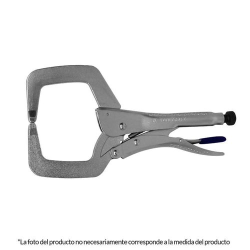 Alicate de Presión Tipo C Fijo 11" Toolcraft TC0250