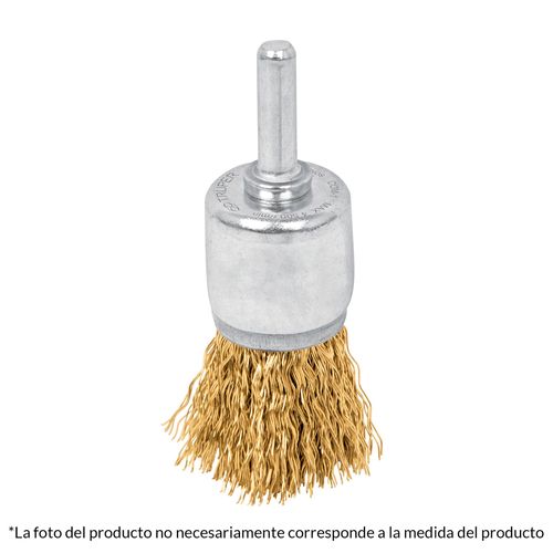 Escobilla Copa 1" C/Vástago 11595 Truper