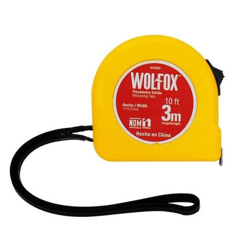 Wincha 3m x 12.7mm (1/2") colores surtidos WF3523 Wolfox