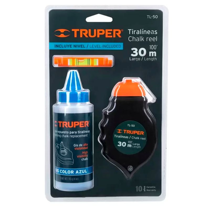 Tiralineas-Plastico-30M-100-Pies-con-Gis-Truper-TL-50-18574