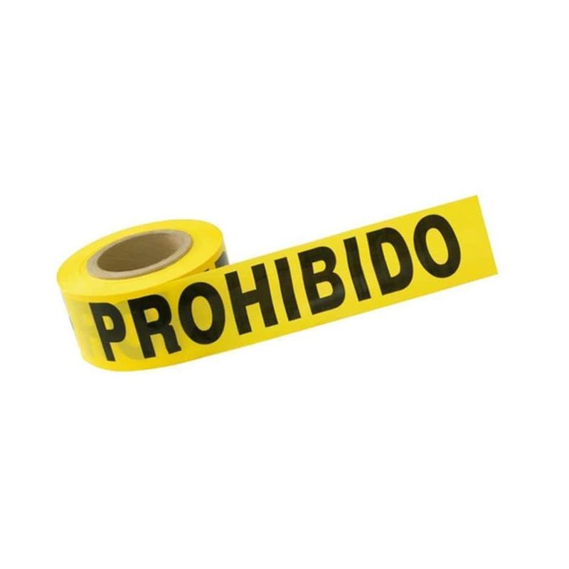 Cinta-Señalizacion-“Prohibido-el-paso”---“No-trespassing”-300m-Toolcraft-TC5096