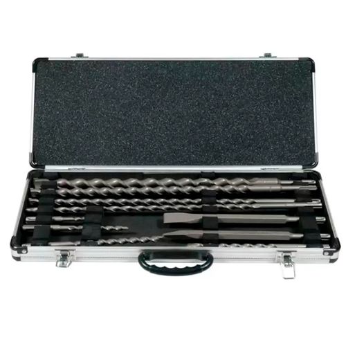Maletín con 8 Brocas Sds-Plus y 2 Cinceles Makita D-19174