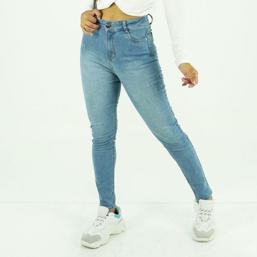 Jean Parada 111 Mujer Basic Lalyzz Celeste