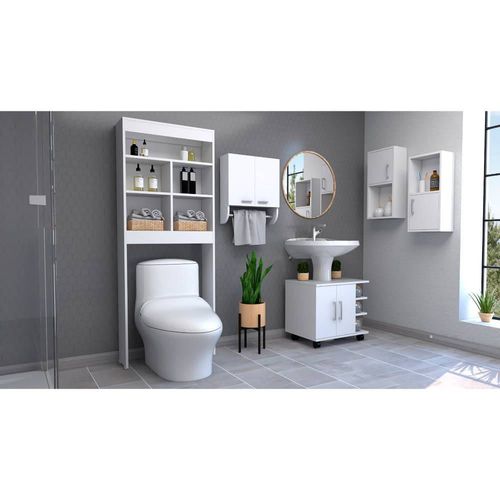 Botiquin Bath 28 + Optimizadores Lavamanos 55 + Baño 20 + Auxiliar X2 - Blanco