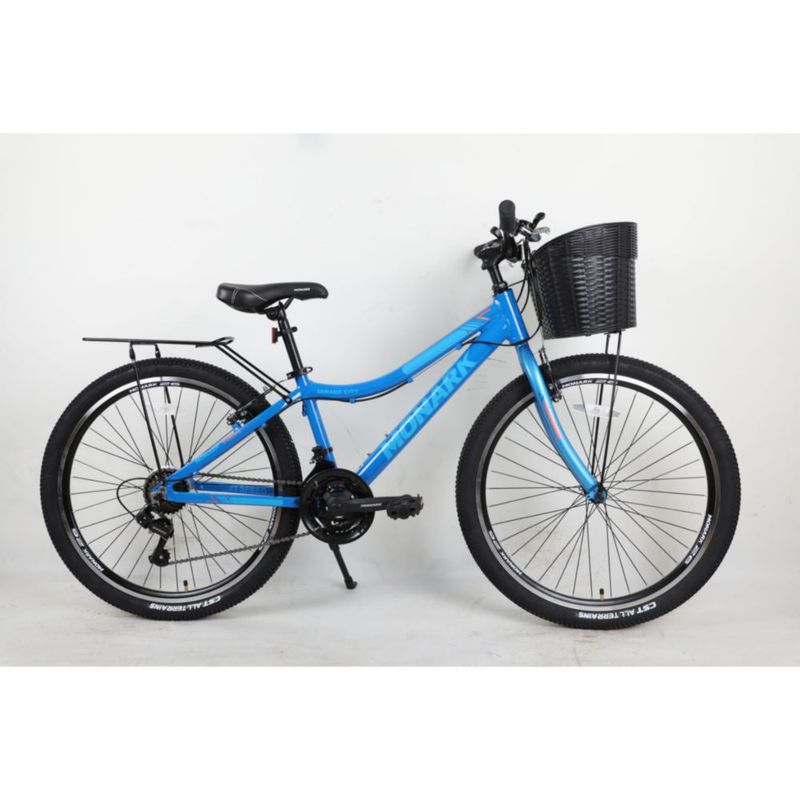 Palacio canción estar Bicicleta Urbana Monark Mirage City Aro 26 Azul Rosado - Shopstar