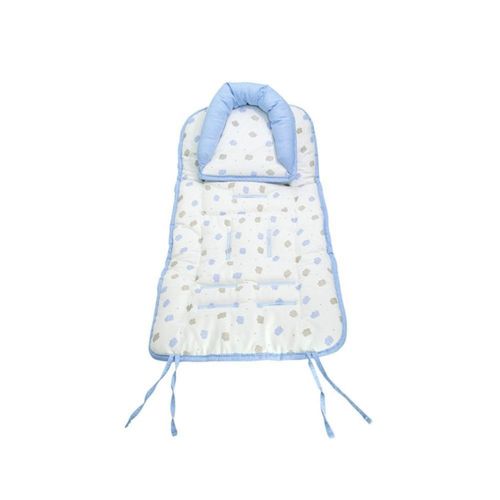 Colchoneta Infanti Para Coche De Bebe Clouds Azul