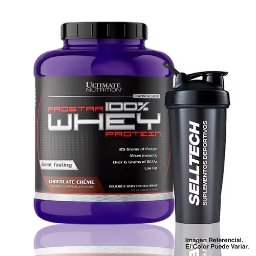 Proteína Prostar Whey 5 lb Chocolate + Shaker