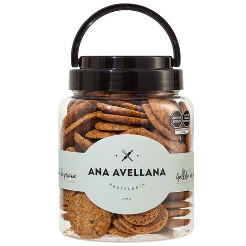 Galletas con Pecanas ANA AVELLANA Pote 250g