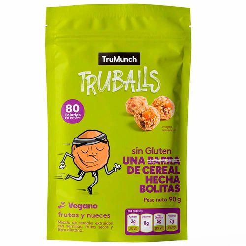 Bolitas de Cereal TRUBALLS Frutos y Nueces Doypack 90g