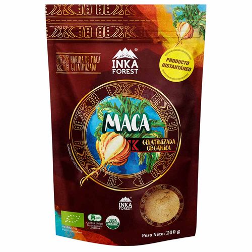 Maca Gelatinizada Orgánica INKAFOREST Doypack 200g