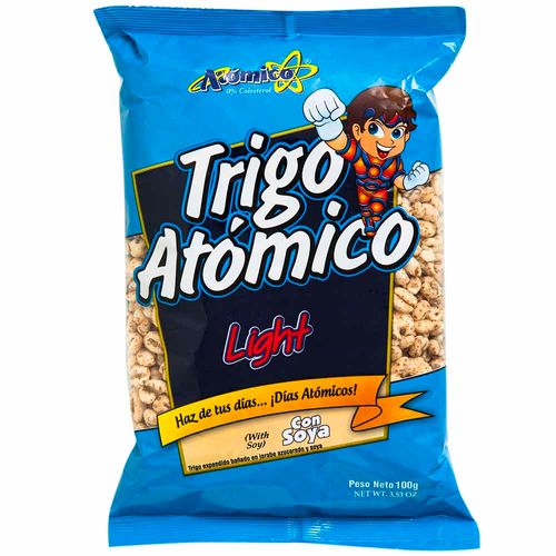 Trigo Light CEREALES ATOMICO de Soya Bolsa 100g