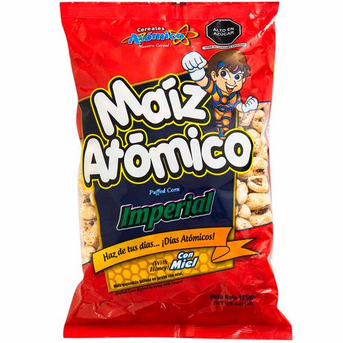 Maíz CEREALES ATOMICO con Miel Bolsa 125g