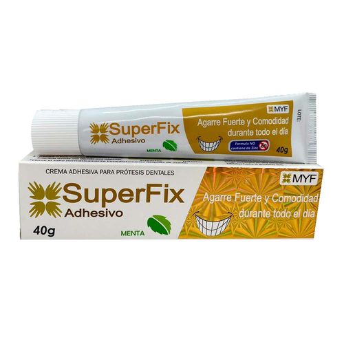 Crema Adhesiva MYF Prótesis Dental Caja 1un
