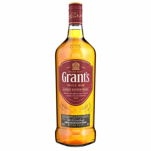 Whisky GRANTS Triple Wood Botella 1L