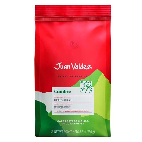 Café Molido JUAN VALDEZ Cumbre Bolsa 250g