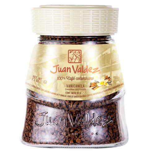 Café Liofilizado JUAN VALDEZ Vanicanela Frasco 95g