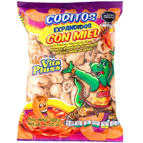 Cereal VITAPLUS Coditos con miel Bolsa 120Gr