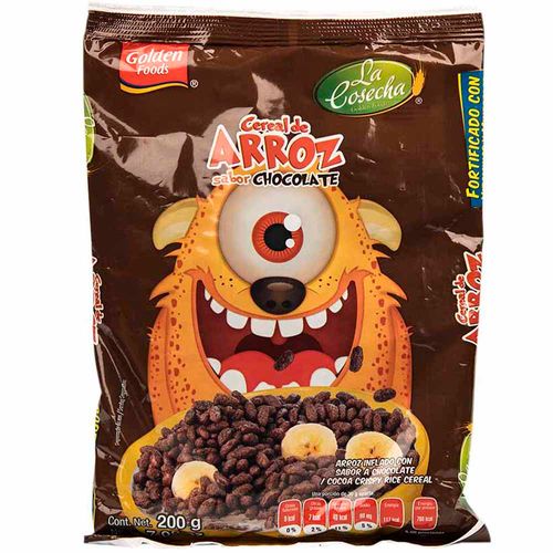 Cereal LA COSECHA Arroz de Chocolate Bolsa 200g