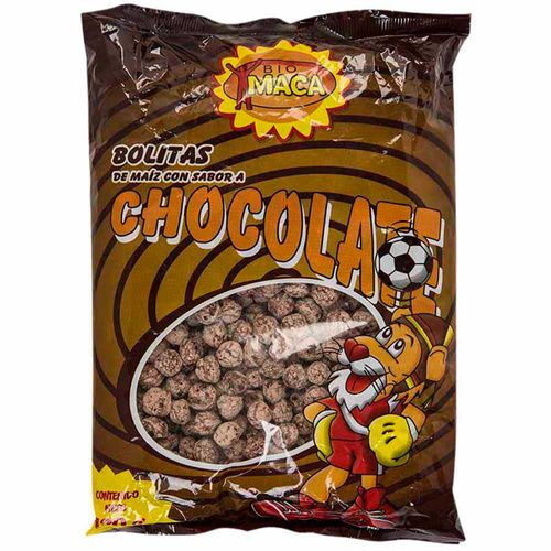 Cereal BIO MACA Bolitas de maíz con chocolate Bolsa 120Gr